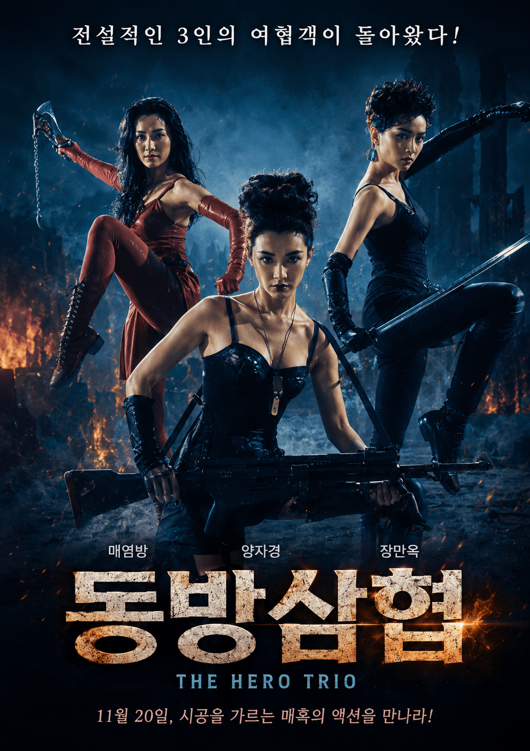 영화 동방삼협 매염방