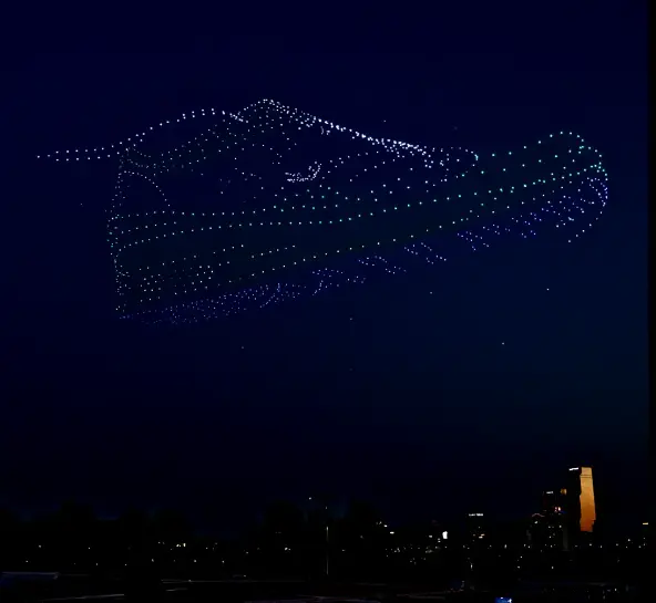 한강-드론-라이트쇼-신발