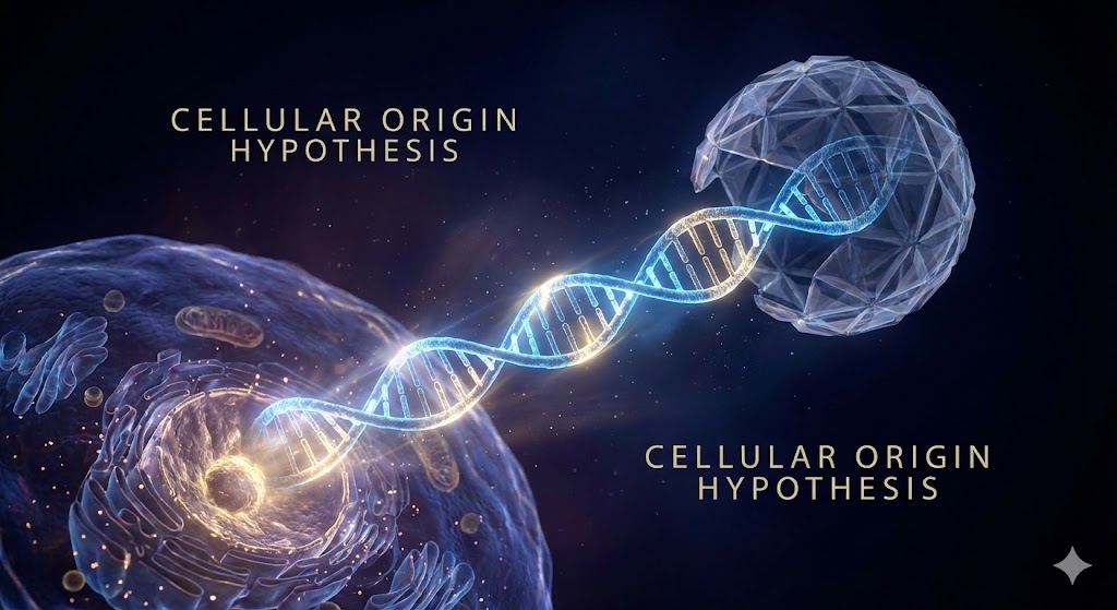 세포에서 탈출하여 독립하는 유전자 조각