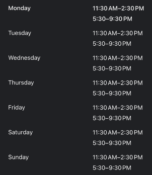 점심특가&amp;#44; 짜장밥 그리고 운영시간