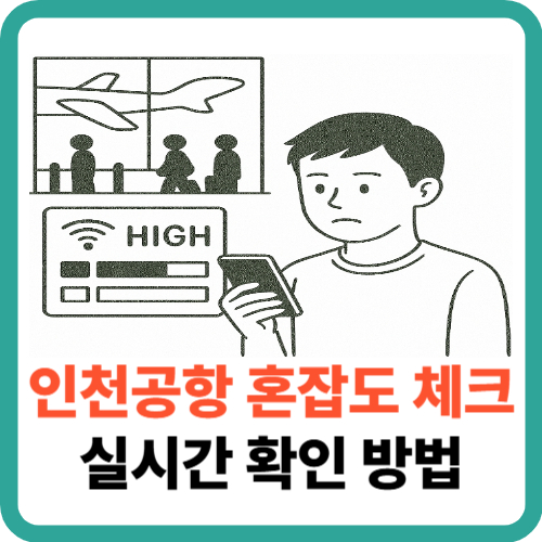 2025년 인천공항 혼잡도 체크 실시간 확인 방법 총정리 썸네일