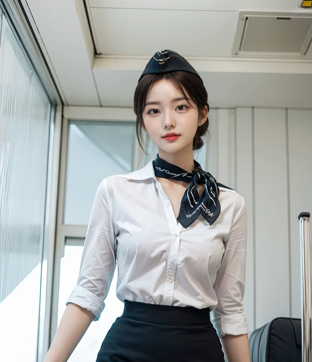 항공사 스튜어디스 컨셉