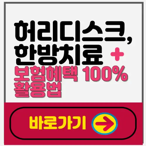 허리 통증 반복된다면? 요추추간판탈출증 한방 치료와 보험 활용법 총정리