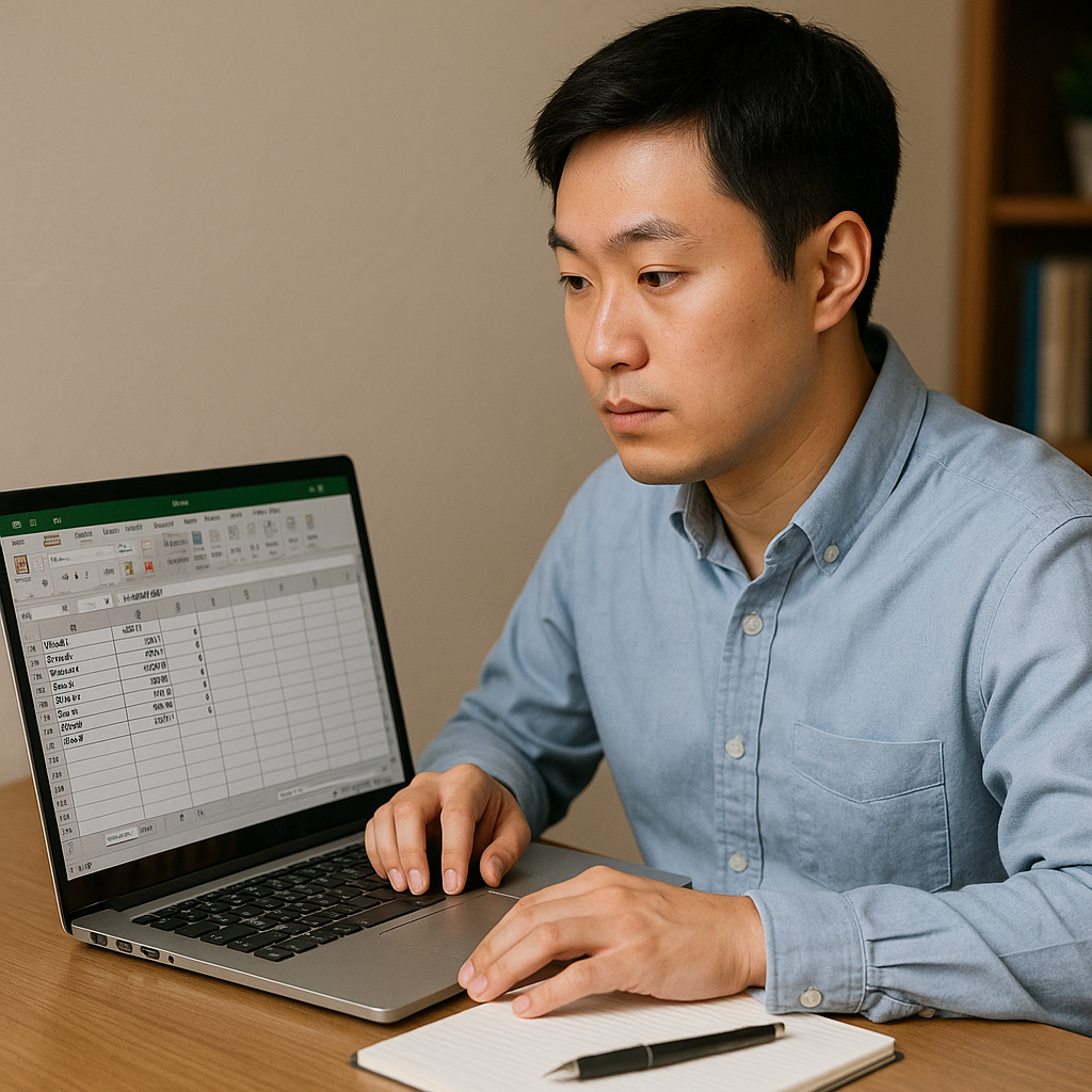 왕초보 엑셀 기준