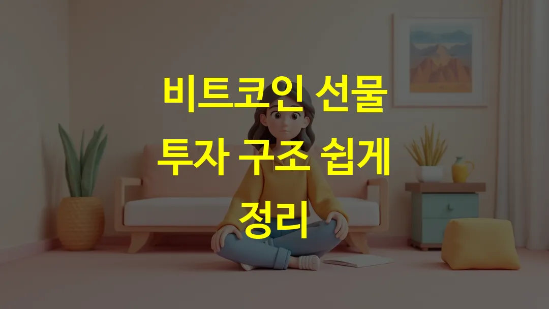 비트코인 선물 투자 구조 쉽게 정리