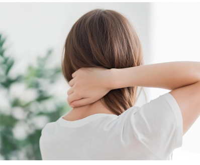 목 비틀기 습관 관련 사진