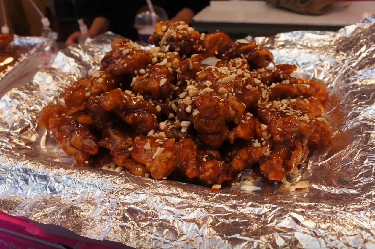 강릉중앙시장-닭강정