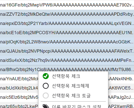 DownThemAll 사용 방법