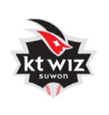 KT위즈 흰색바탕 로고