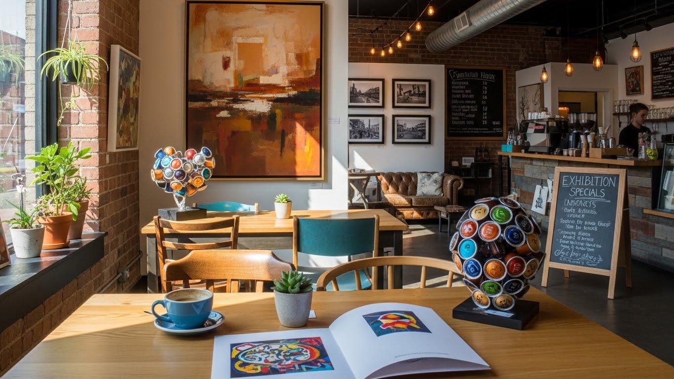 카페인테리어 전시