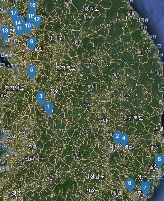 코스트코 국내 18개 매장 위치