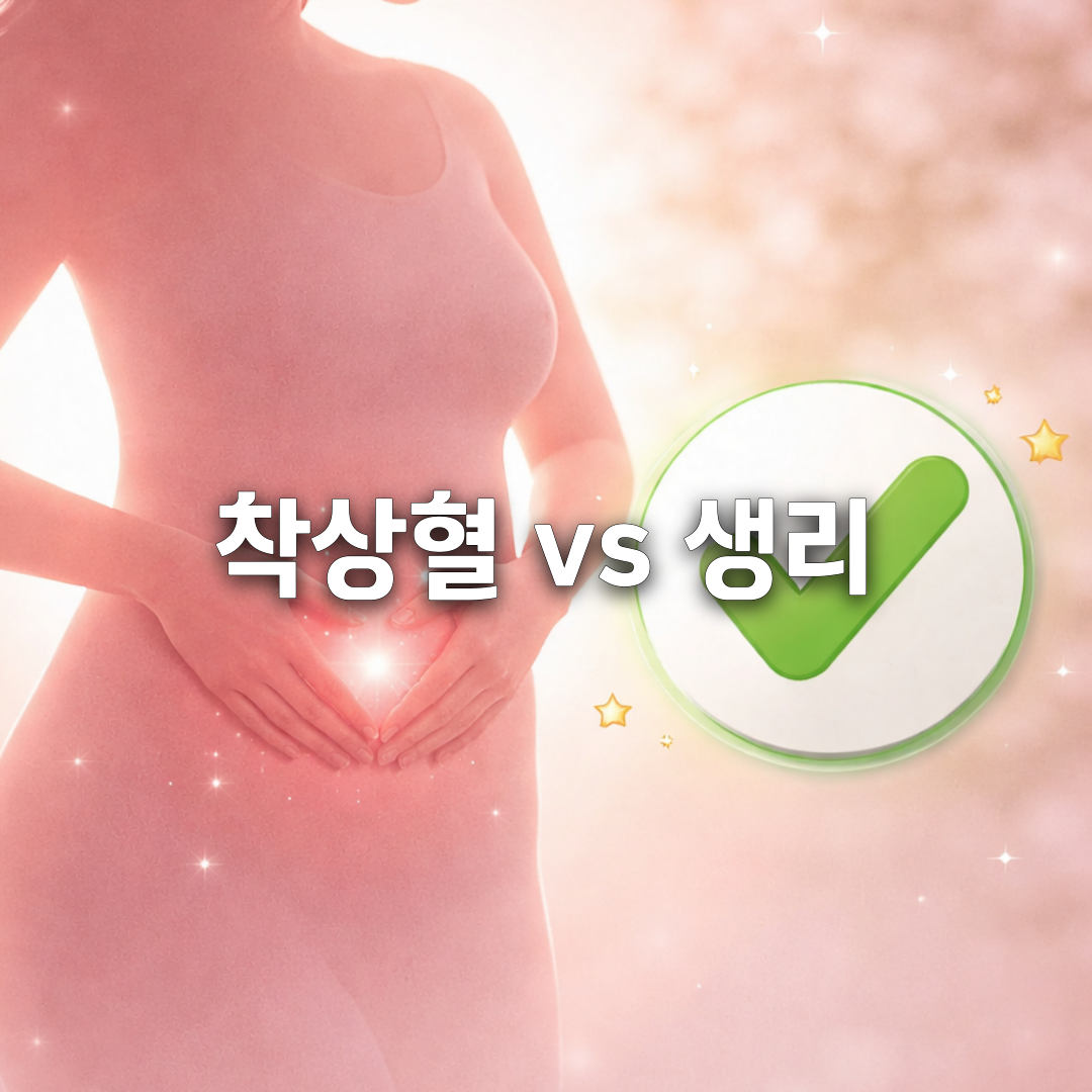 착상혈 맞을까 생리일까 임신 초기 신호 완벽 구별법 (2026)