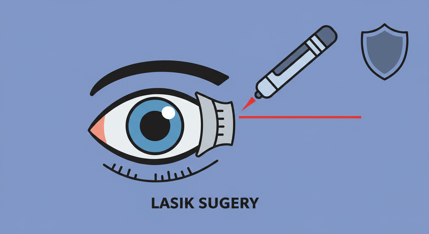 "라식 수술의 장점과 비용, 회복과정 정리"에 대한 이미지입니다.