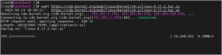 wget zip 파일 가져오기