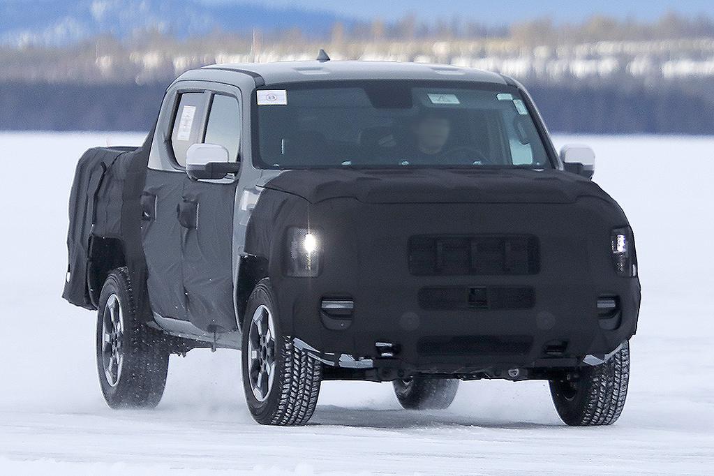 기아 타스만 테스트카 스파이샷