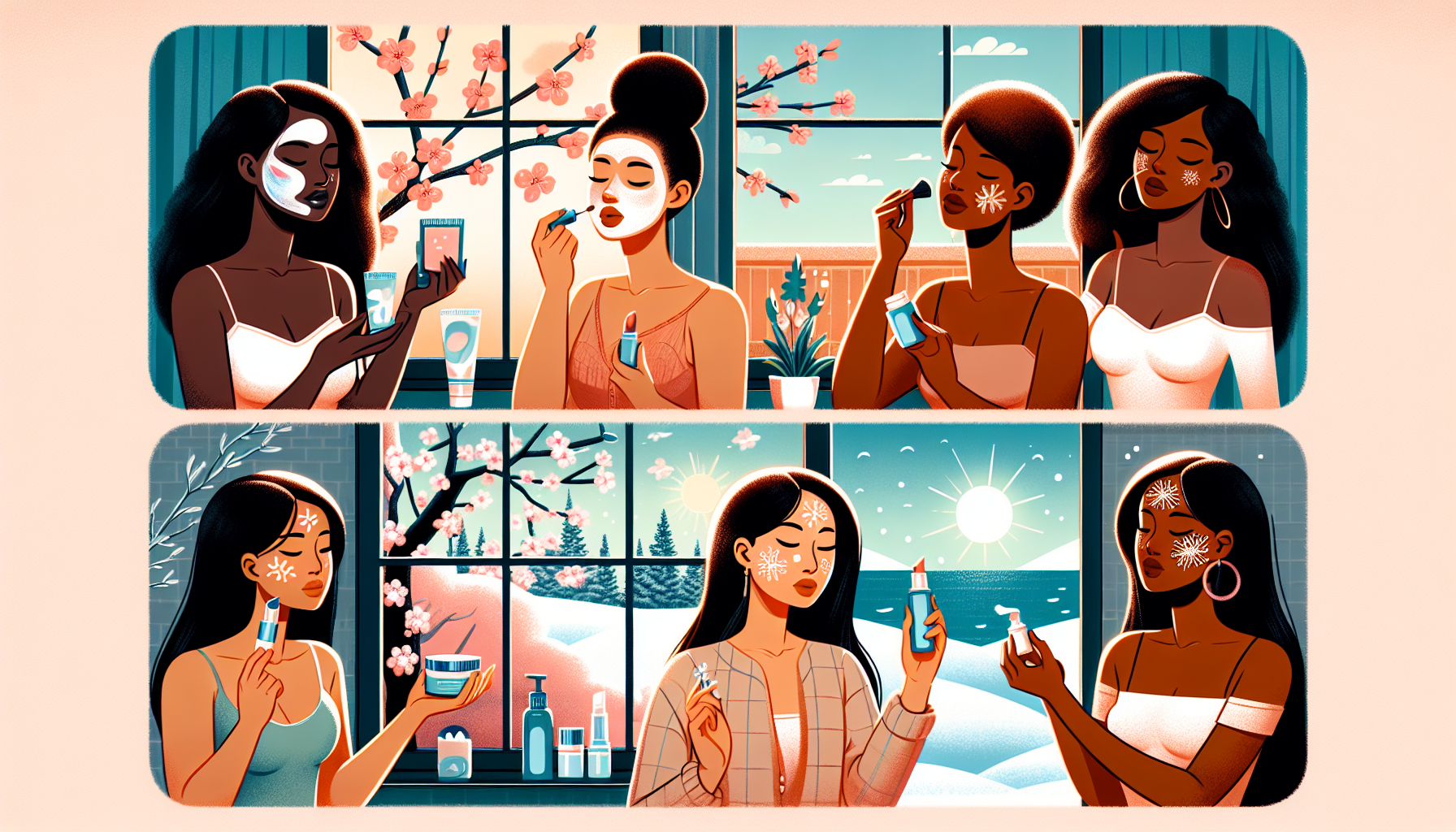 환절기 피부 트러블, 이렇게 해결하세요