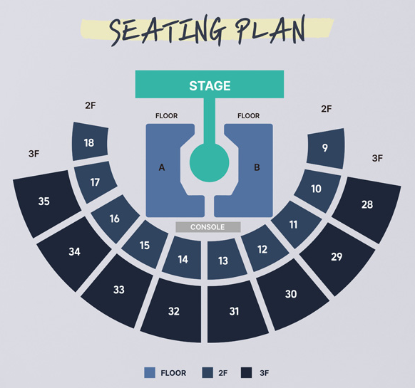 2024 DAY6(데이식스) 3RD 팬미팅 콘서트 좌석배치도