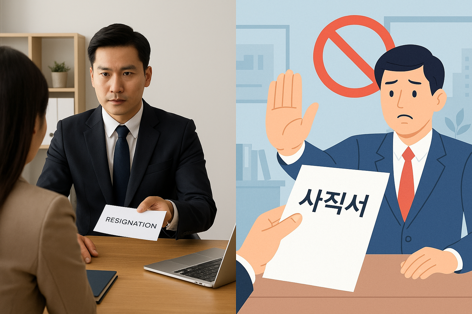 이미 제출한 사직서, 철회할 수 있을까?
