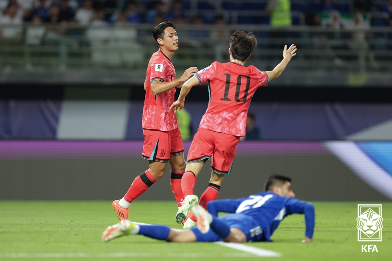 북중미 월드컵 아시아 예선 3차전 대한민국 vs 쿠웨이트 경기 결과 3-1 승리 오세훈 손흥민 배준호 골 장면 다시보기 하이라이트 B조 현재 순위