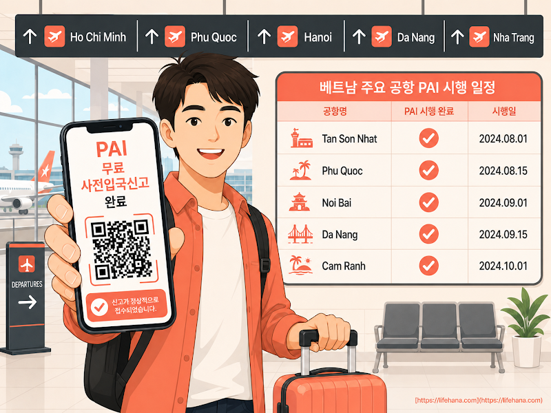베트남 이민국이 만든 온라인 사전입국신고