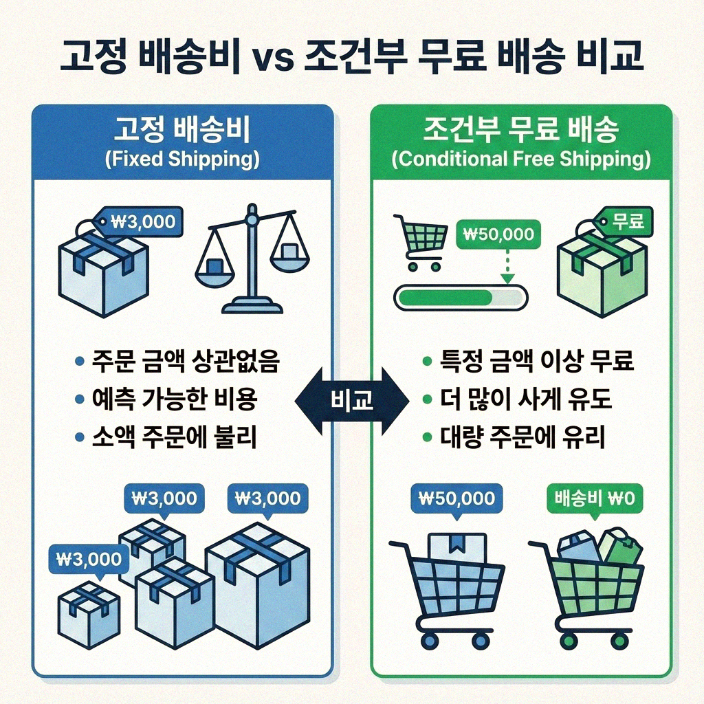배송비 조건 이것만 알면 끝
