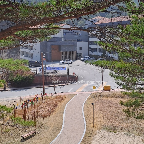 덕구콘도에서 스파월드로 가는 길 사진 입니다.