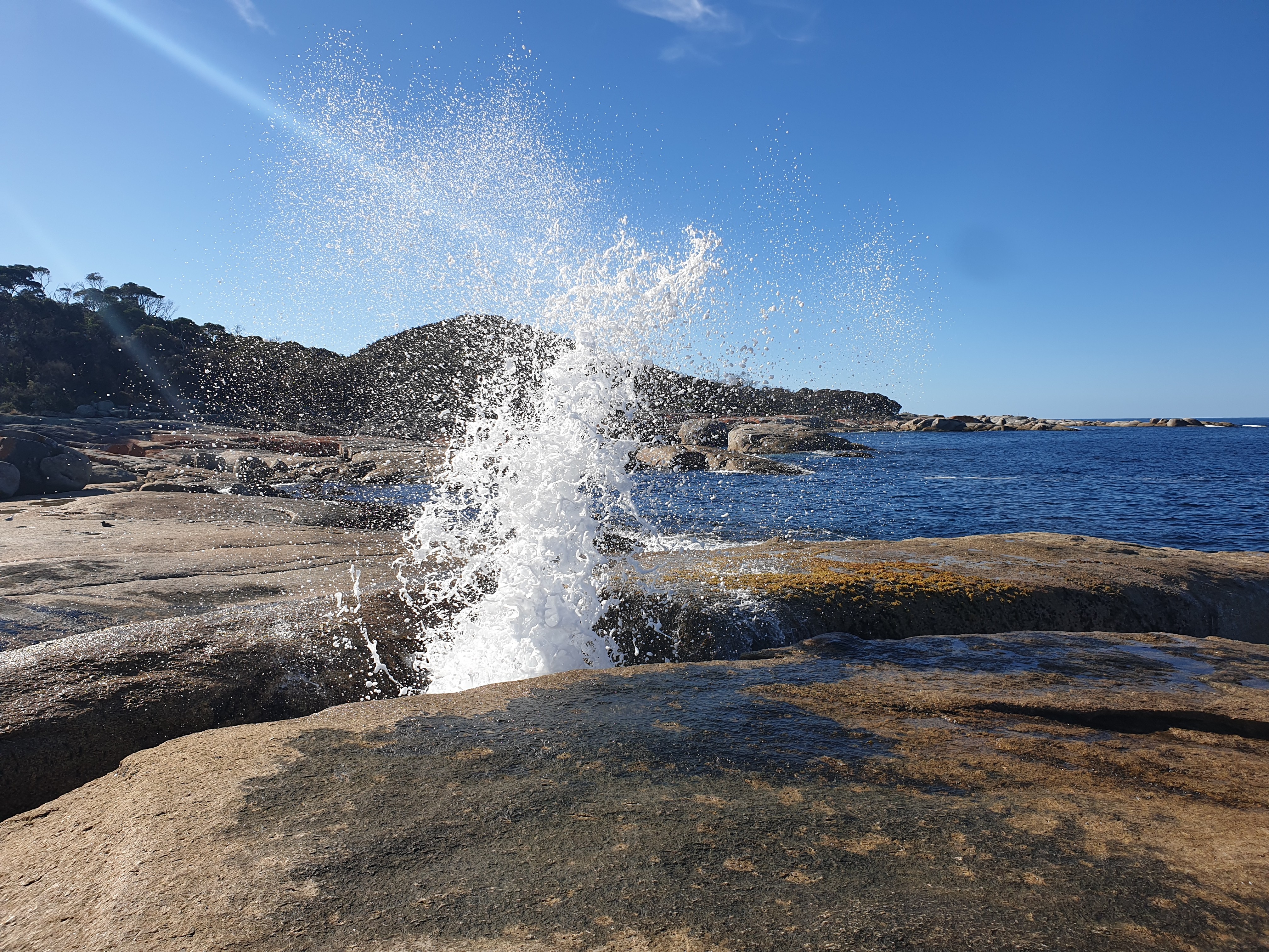 비체노 블로우홀 (Blowhole) 의 물기등