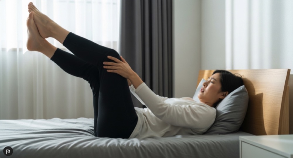다리 올려 휴식