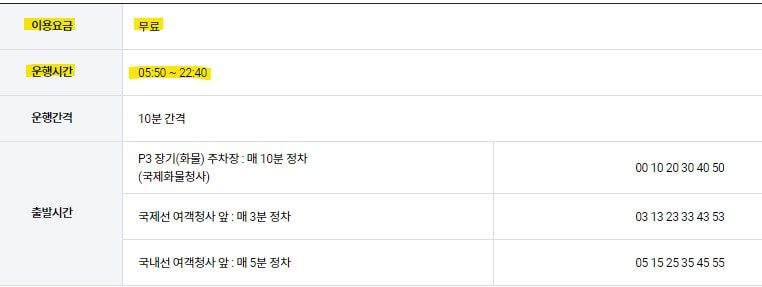 김해공항 리무진버스