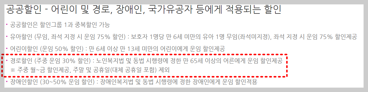 KTX 경로우대할인