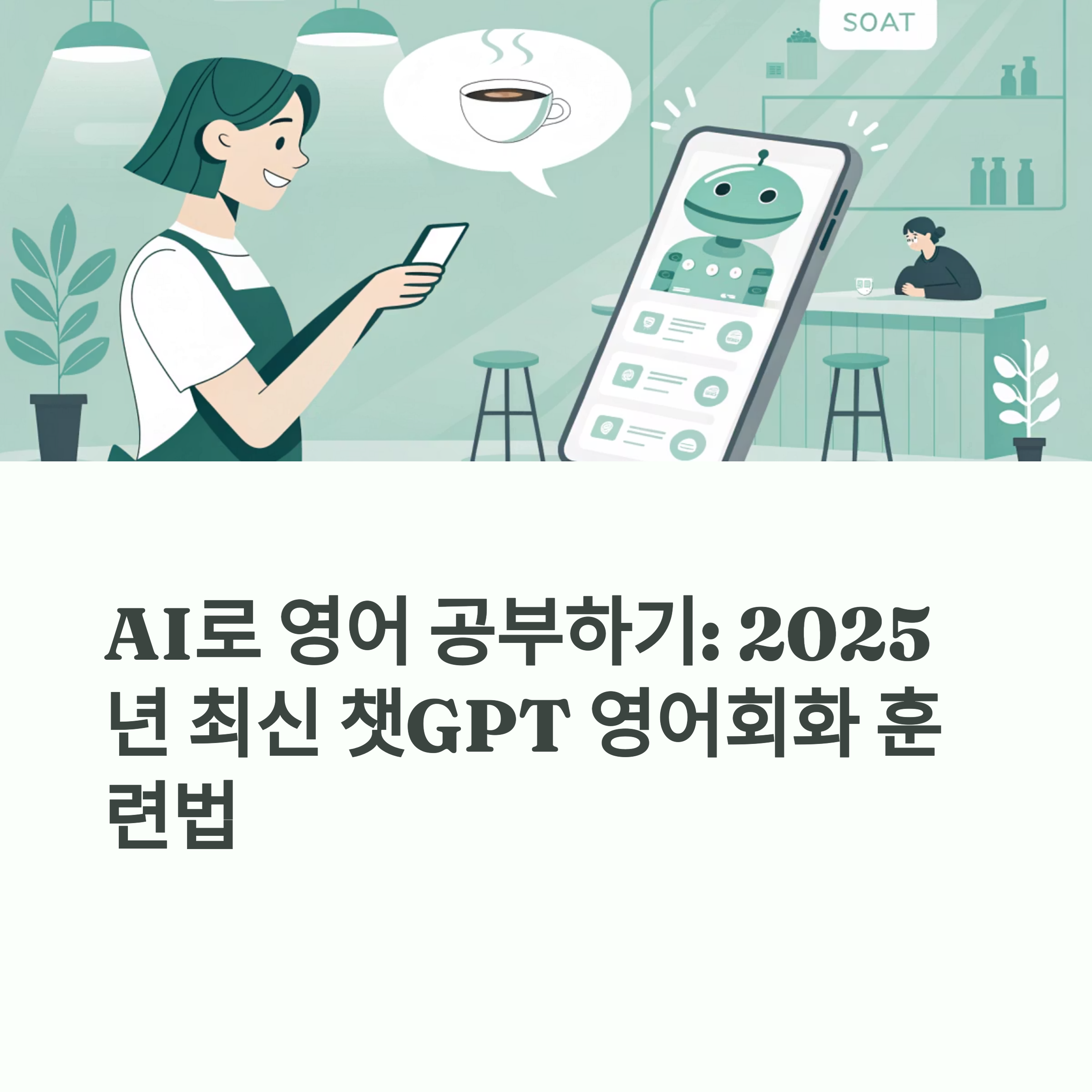 챗GPT 영어회화, 2025년 AI로 영어 공부하는 가장 스마트한 방법