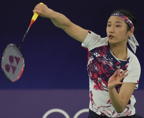 파리올림픽 배드민턴 안세영 선수 ,출처 ) 연합뉴스