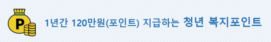 청년복지포인트 120만원