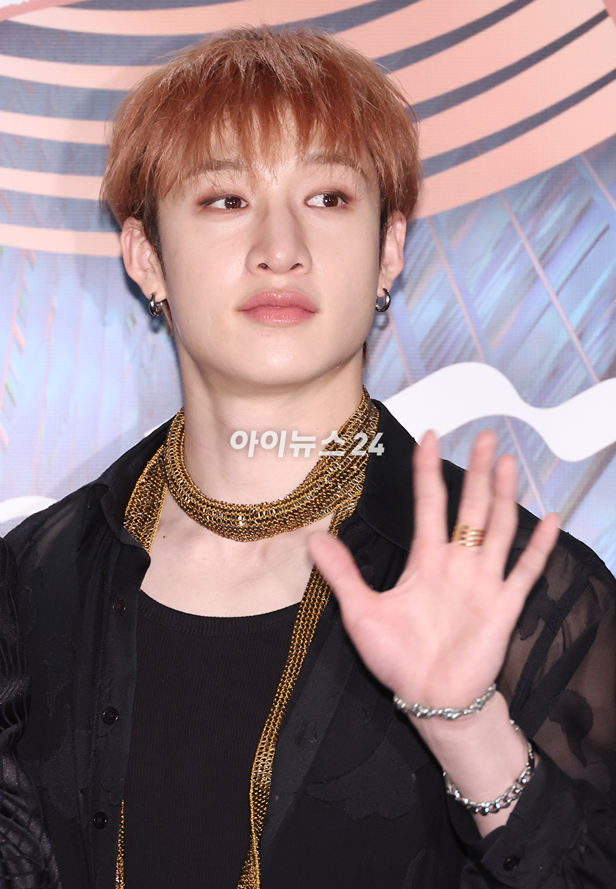 그룹 스트레이키즈가 6일 오후 인도네시아 자카르타 인터내셔널 스타디움에서 열린 '제38회 골든디스크 어워즈 with 만디리'에 참석하고 있다. [사진=골든디스크 어워즈 사무국]