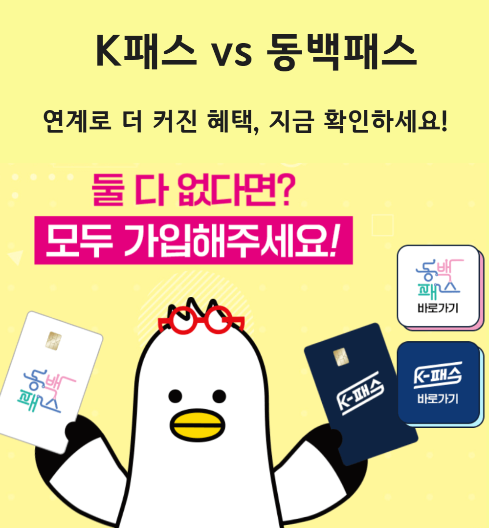 K패스·동백패스 (연계 안내, 환급정보 및 신청 방법) 관련사진