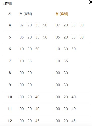 굽은다리역 인천공항 리무진 버스 노선 시간표 요금 예약 방법 6300번