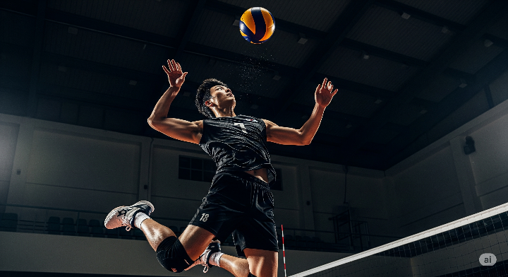 강력한 스파이크 모습. 엄청난 힘이 느껴집니다.