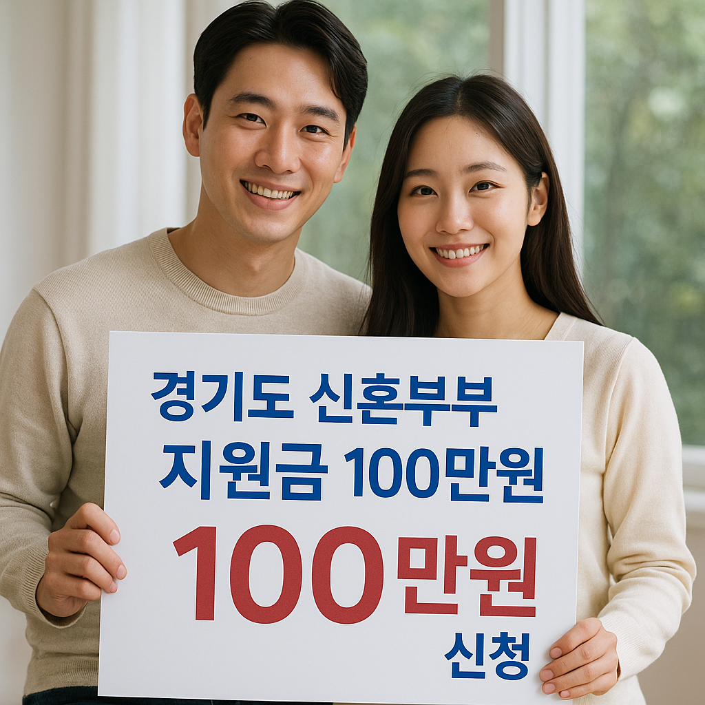 경기도 청년 신혼부부 결혼지원금 100만 원 신청법