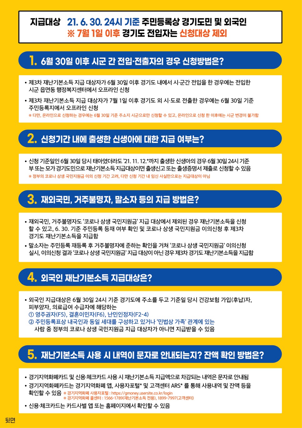 제3차 경기도 재난기본소득