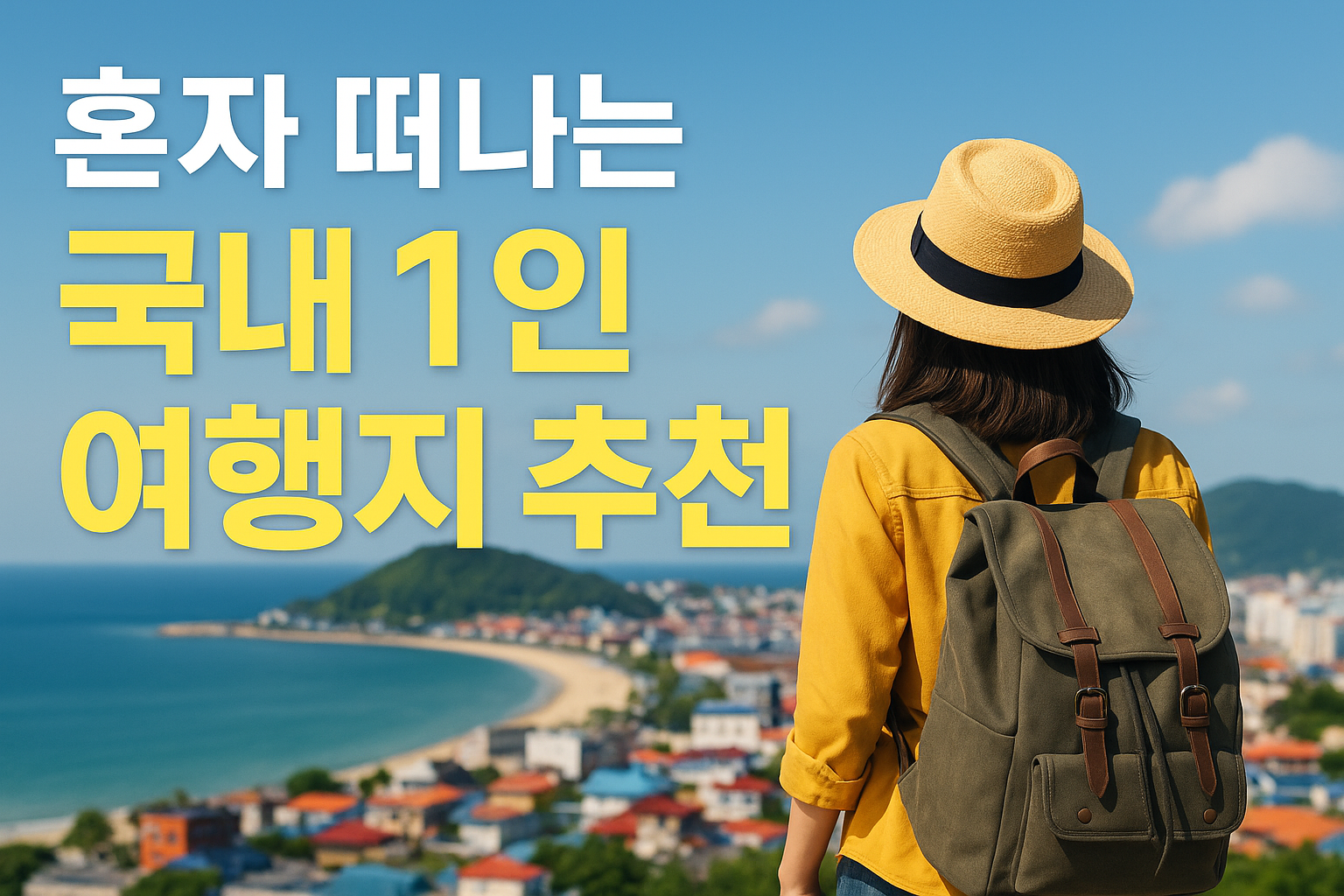 혼자 떠나는 국내 1인 여행지 추천, 솔로 트립으로 완벽하게 쉬다 오는 방법 관련 사진