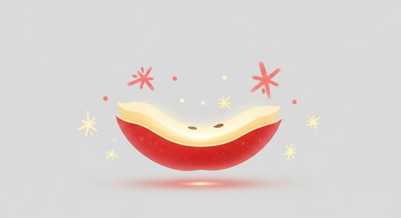 사과 껍질에 집중된 항산화 물질의 정체