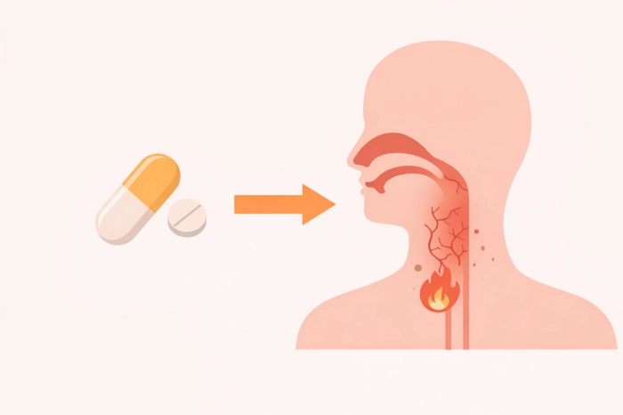 마른기침이 나는 이유