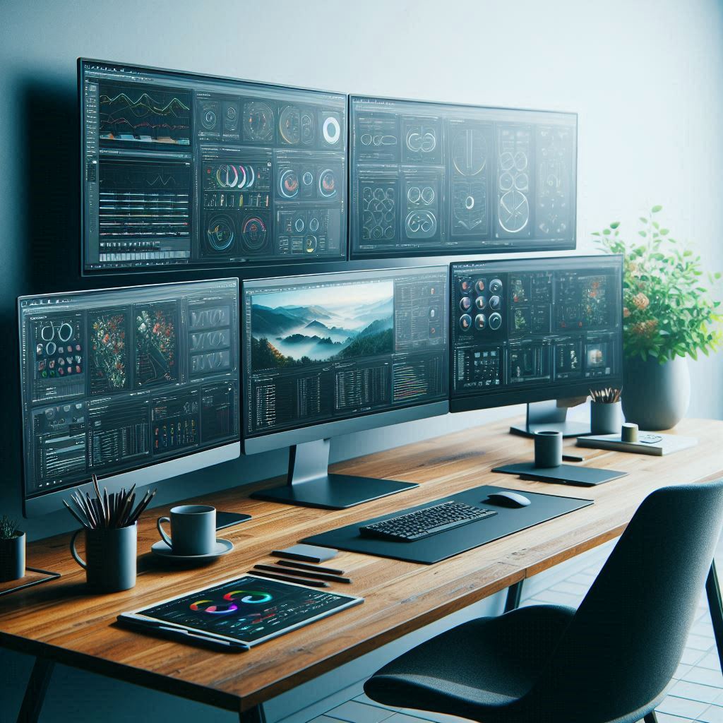 윈도우10 무선 디스플레이 연결 개념 이미지(무선 화면 공유)