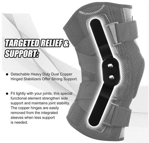 경첩형 무릎 보호대