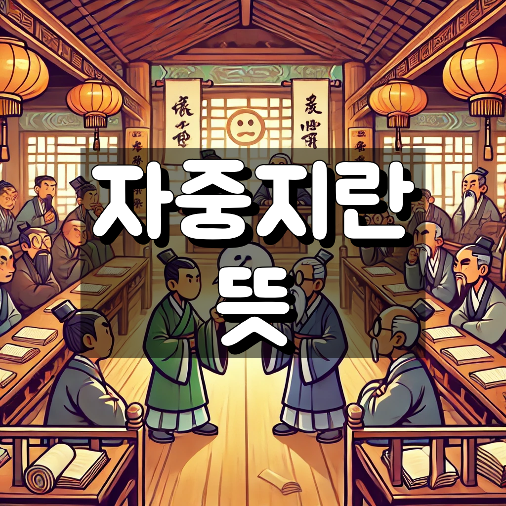 자중지란 무슨 뜻일까