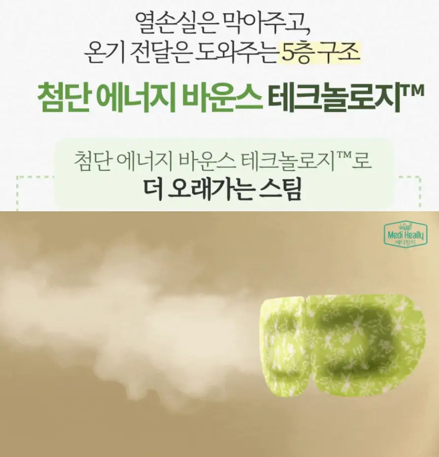 메디힐리 - 아이온팩 스팀형 아이마스크