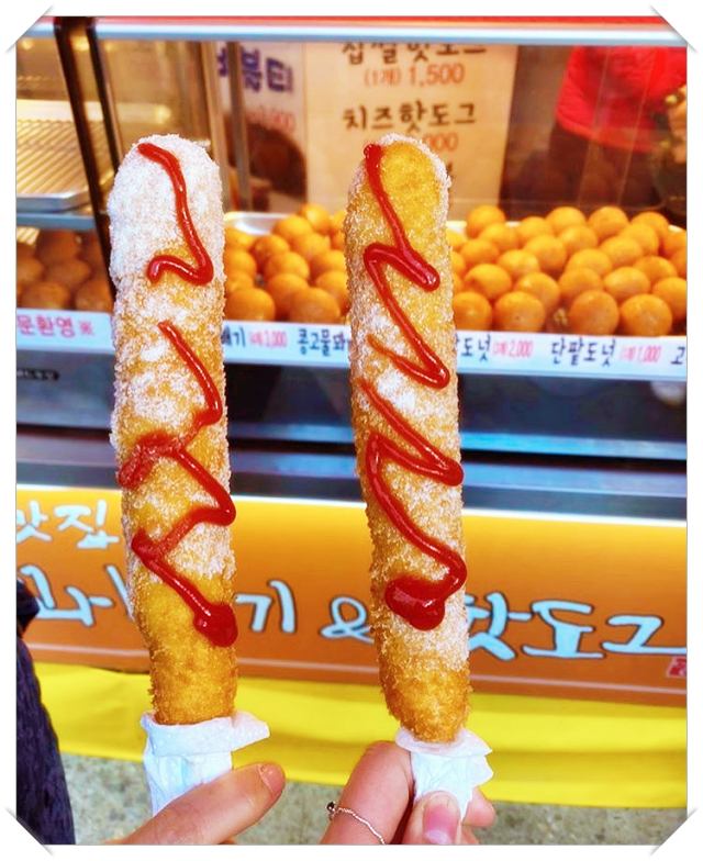 6시내고향-콩고물-꽈배기-도넛-핫도그-강릉-중앙시장-맛집