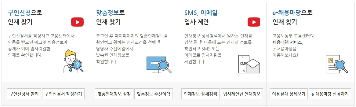 워크넷 구직신청