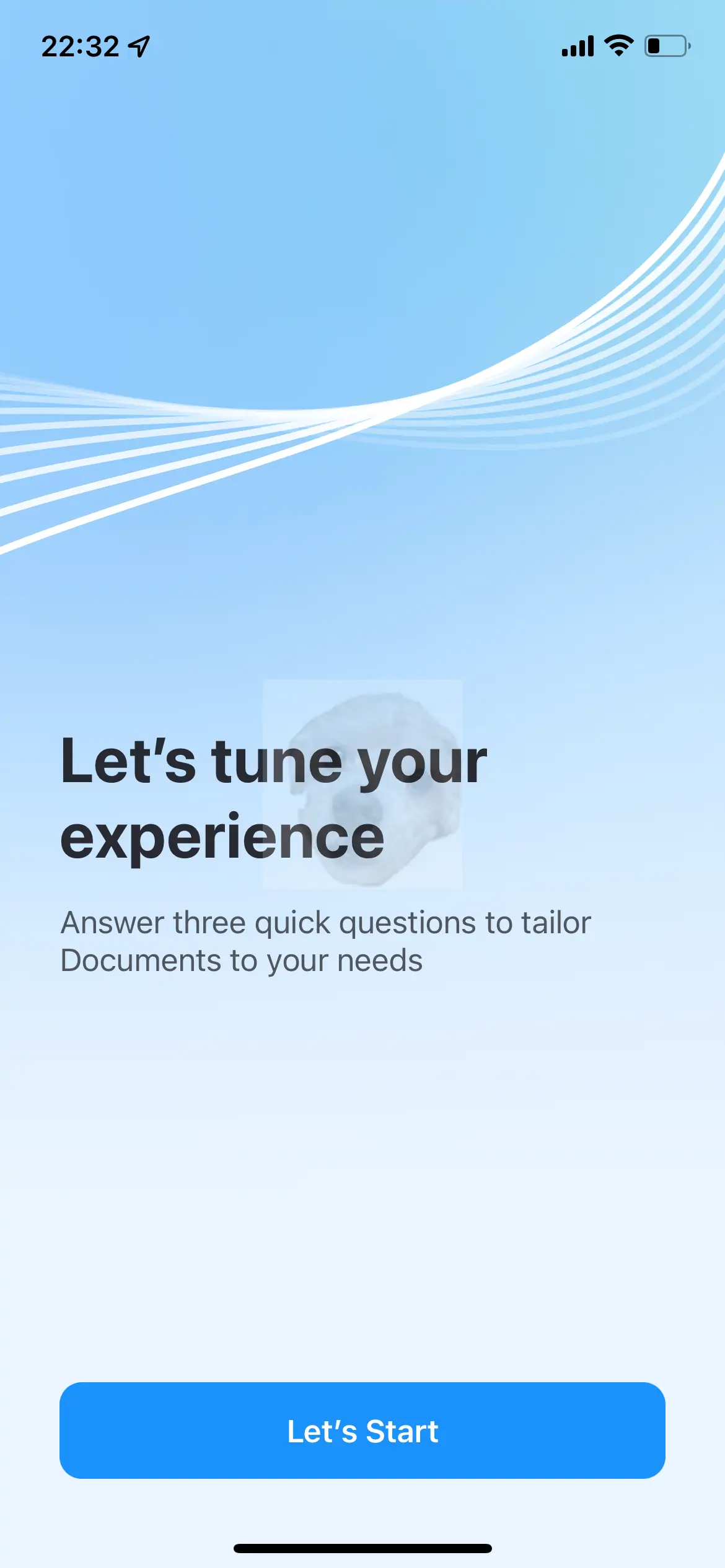 Let&amp;#39;s Start 메뉴 까지만 터치