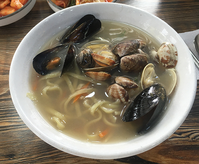 바지락칼국수
